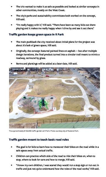 Roeland Park unveils unique 'traffic garden' at city park_Page_2.jpg
