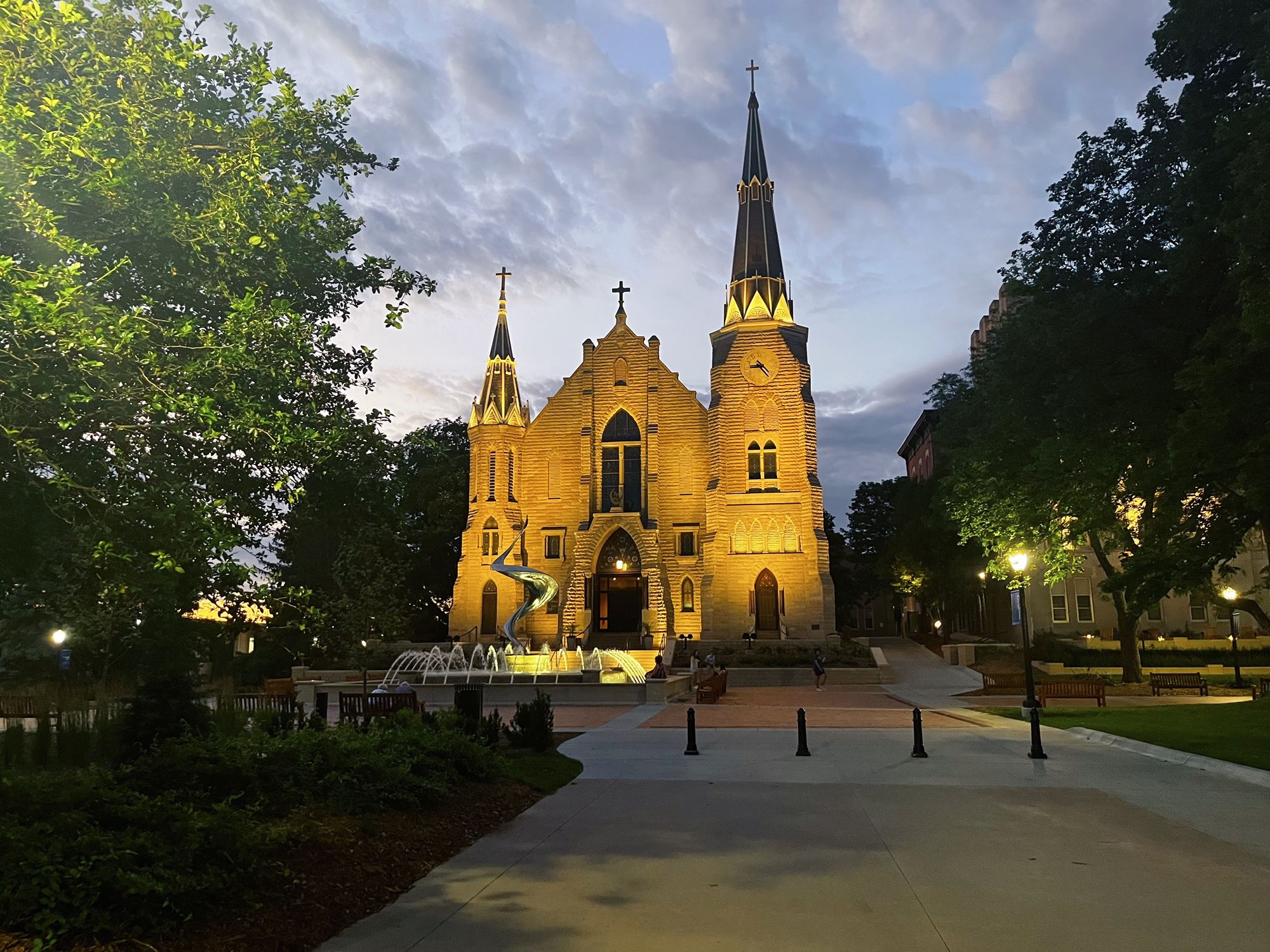 Creighton University St John's Plaza Omaha Nebraska