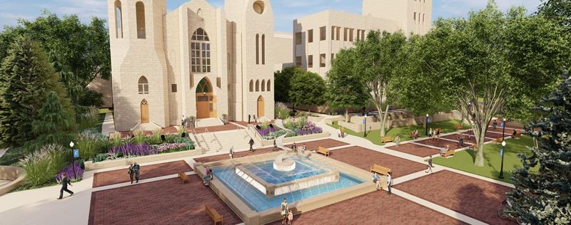 St. John's Entry Plaza and Fountain Reconstruction