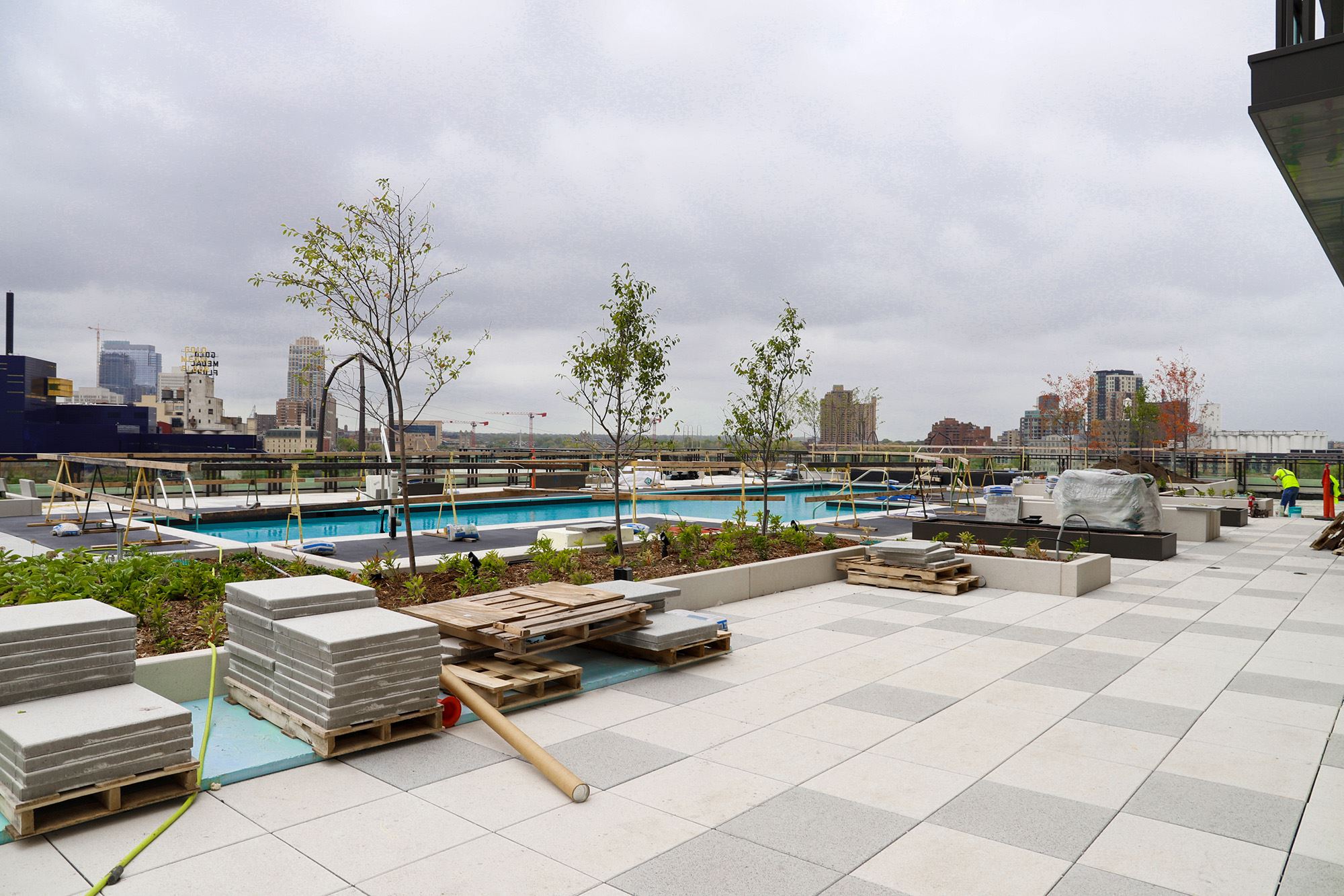 Construction continues at ELEVEN on the River