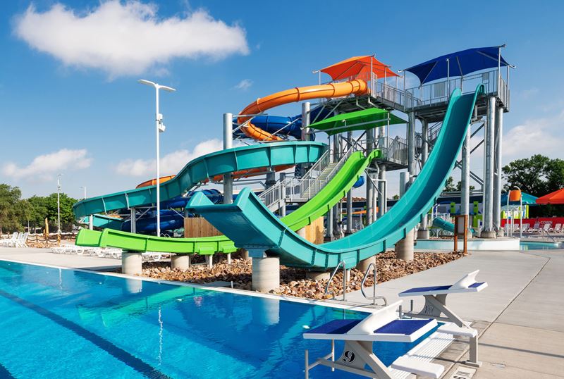 Garden Rapids at the Big Pool featured in Athletic Business